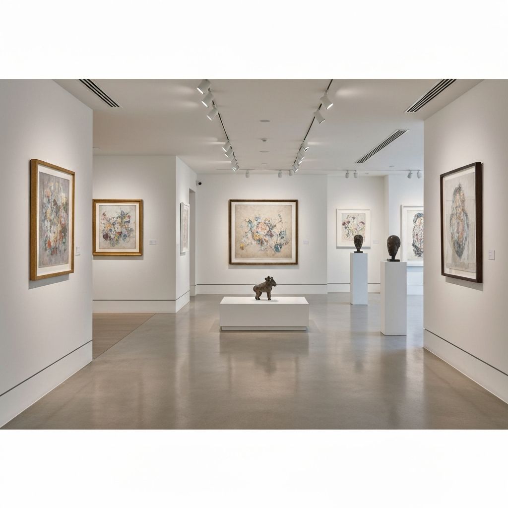 Art gallery interior